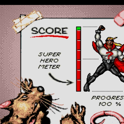 Comix Zone - Medidor de Superhéroe