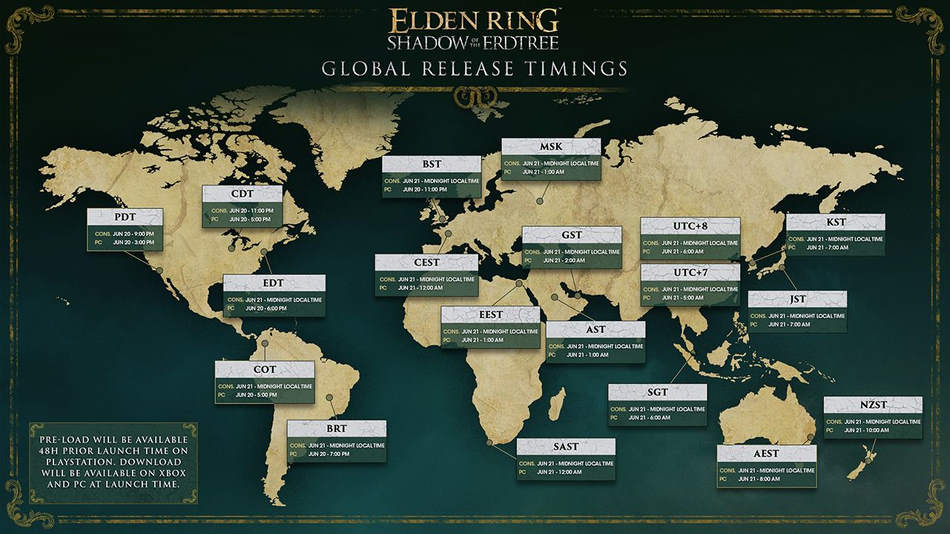 Elden Ring DLC Shadow of the Erdtree, tiempos de lanzamiento y disponibilidad