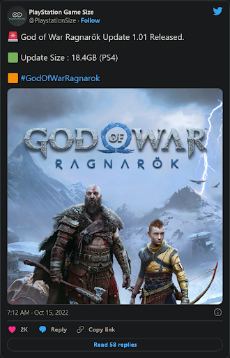Juego de God of War Ragnarok