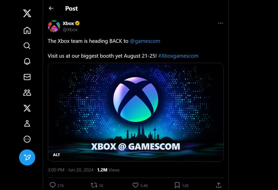 Xbox confirma su gran regreso a la Gamescom 2024