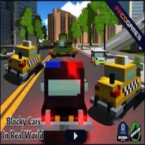 Blocky Cars In Real World