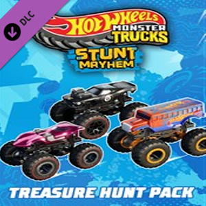 Hot Wheels Monster Trucks Stunt Mayhem Treasure Hunt Pack