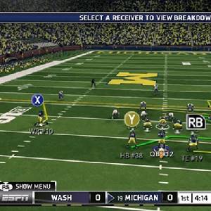 College Football 25 - Selecciona un Receptor para Ver el Análisis