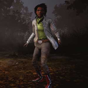 Dead By Daylight: Claudette con chaqueta eléctrica y botas rojas para flash