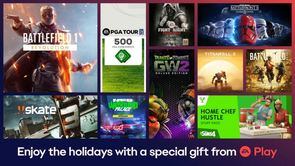 EA Play Regalos Navideños