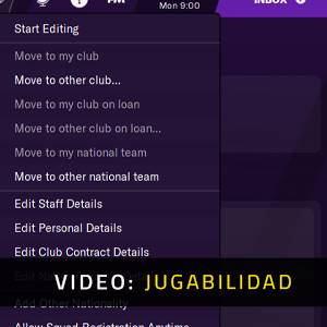 Football Manager 2021 In-game Editor Video de Jugabilidad