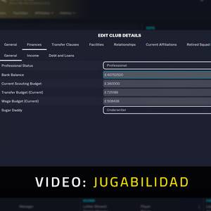 Football Manager 2023 In-game Editor Video de jugabilidad