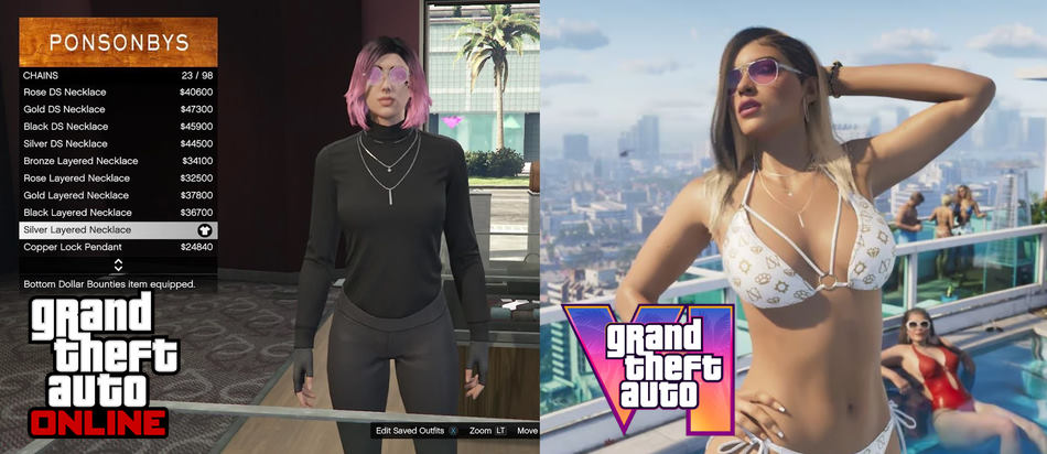 GTA Online el collar mostrado en el tráiler de GTA 6