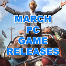 Salidas Juegos PC Marzo 2018