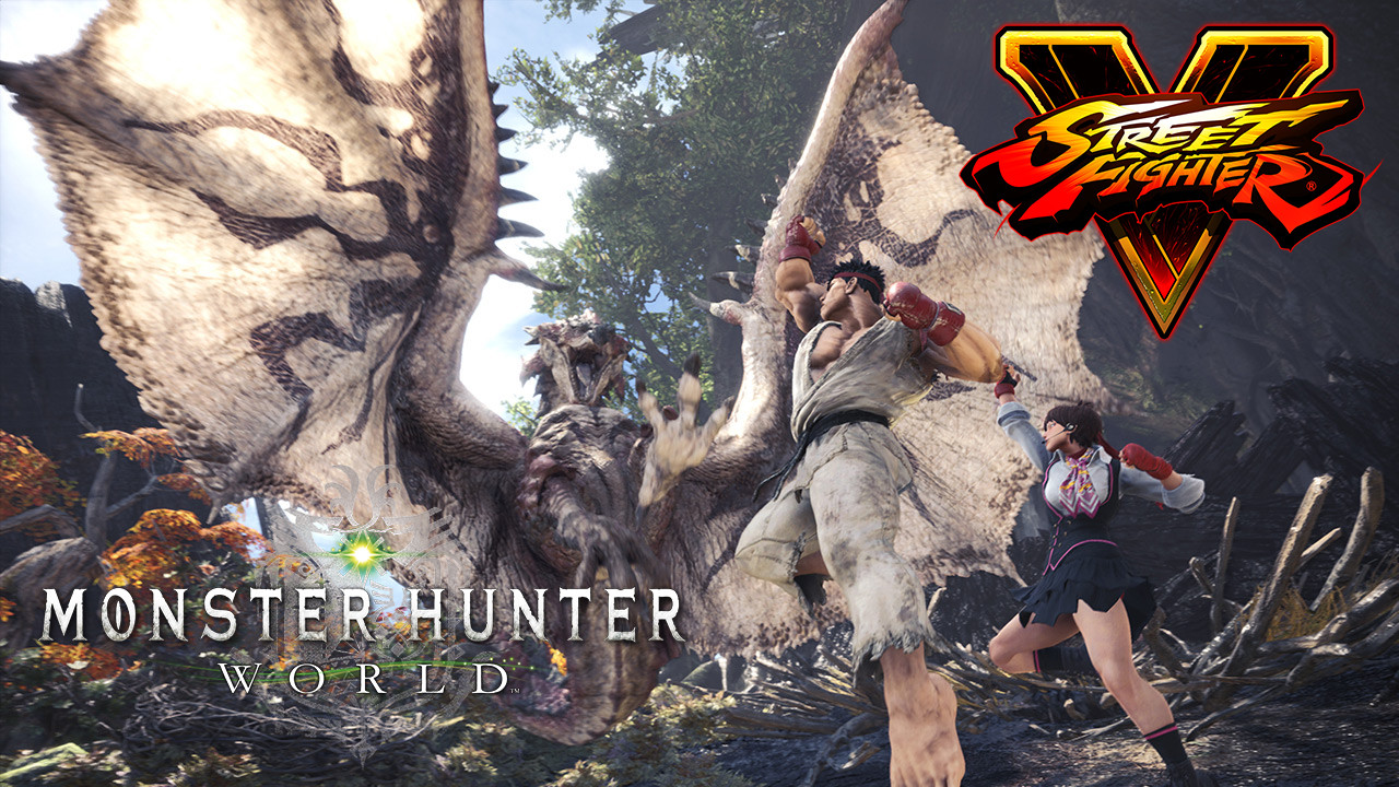 Monster Hunter World x Street Fighter 5