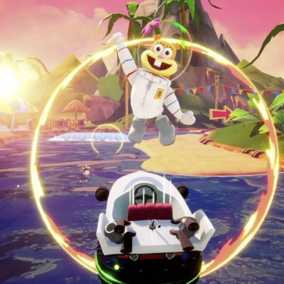 Nickelodeon Kart Racers 3 Slime Speedway - Sandy Cheeks de Spongebob