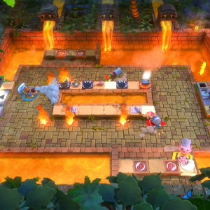 Overcooked All You Can Eat Cocina de lava