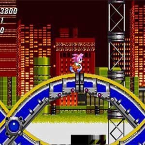 Sonic Origins Plus - Amy en Sonic The Hedgehog 2