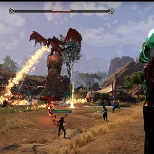 The Elder Scrolls Online Lucha contra el jefe dragón