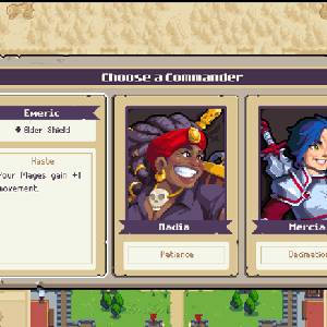 Wargroove 2 - Elige comandante