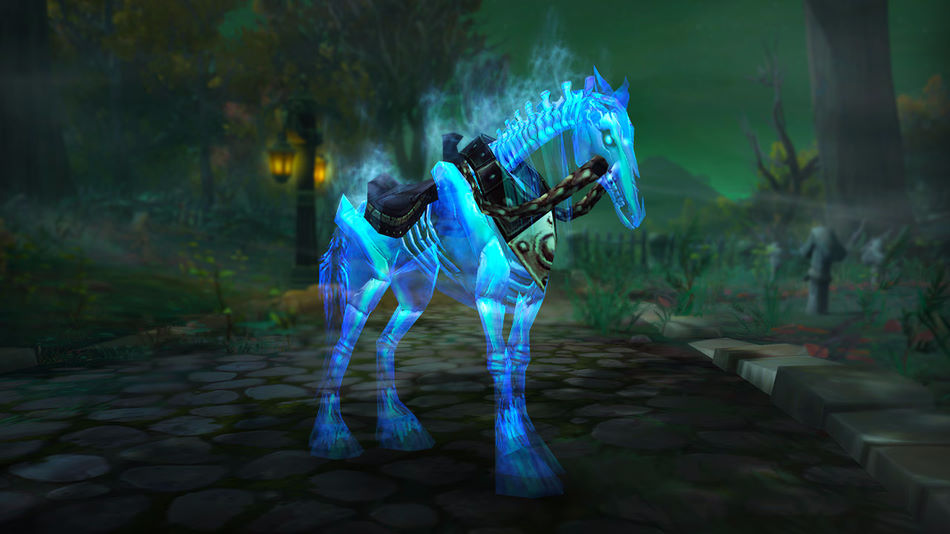 Ghastly Charger montura para WoW The War Within